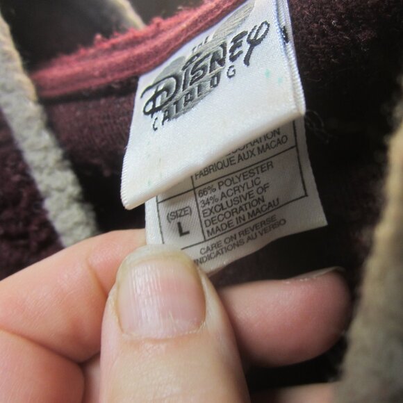 DISNEY LADY & THE TRAMP FLEECE, FALL THEME LARGE RN84167 - Picture 5 of 9